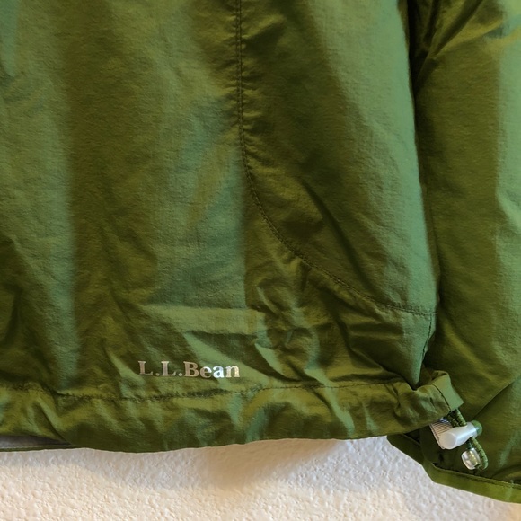Green L.L. Bean super lightweight windbreaker sz M - Picture 3 of 3